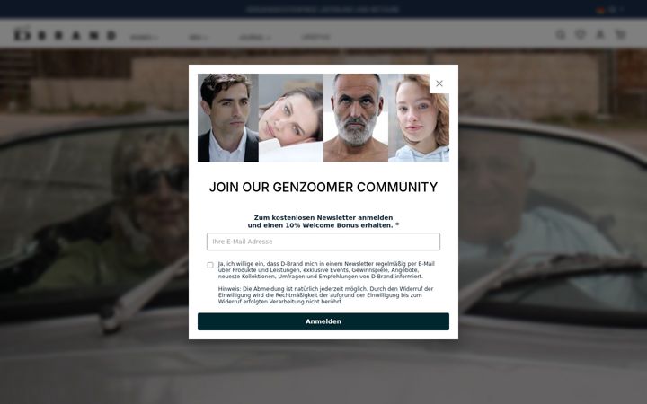 Screenshot of d-brand.com