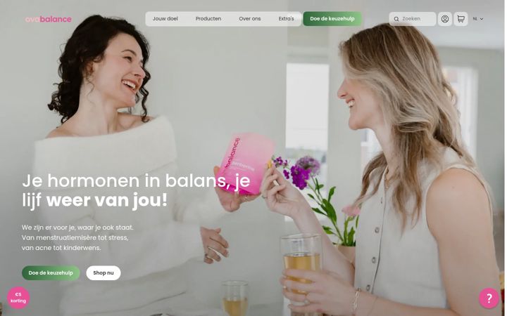 Screenshot ta' d-chiro-inositol.nl