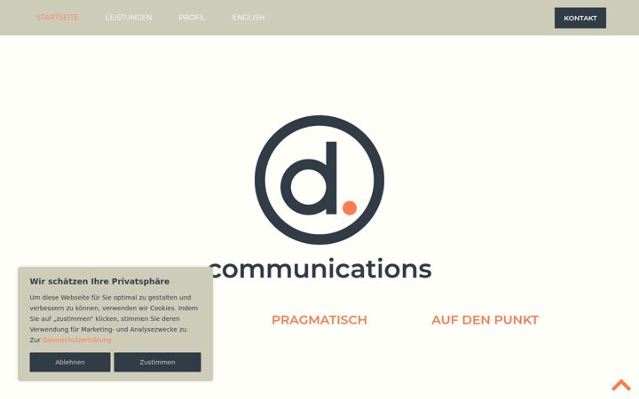 Screenshot of d-communications.de