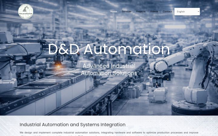 Screenshot of d-dautomation.com