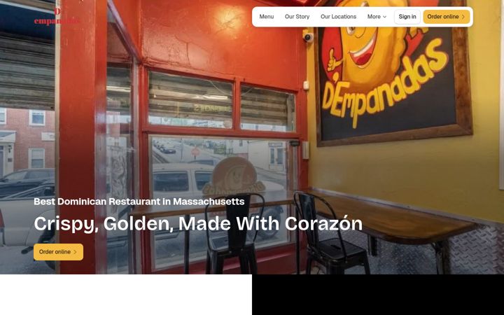 Screenshot of d-empanadas.com