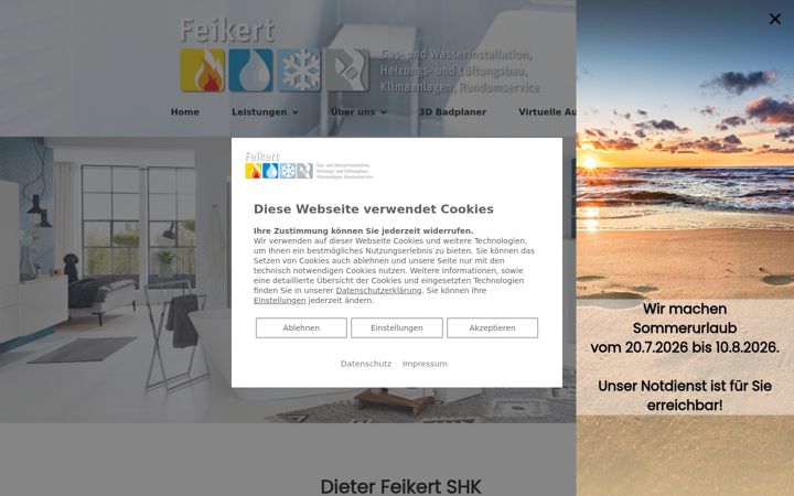 Screenshot of d-feikert.de