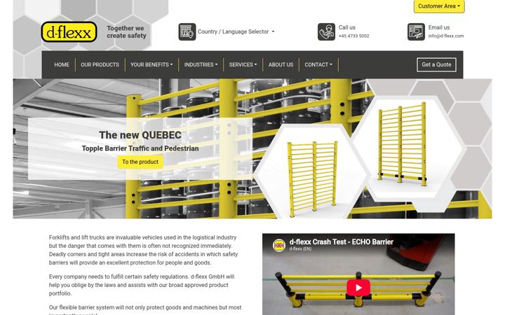 Screenshot of d-flexx.com