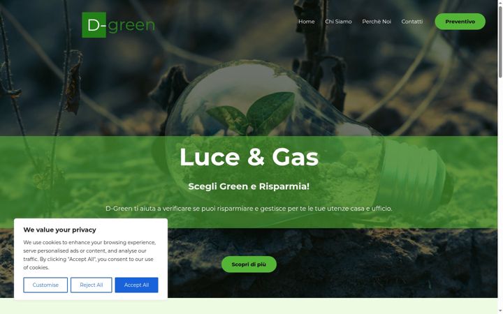 Screenshot ta' d-green.it