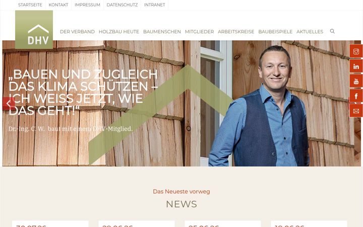Screenshot of d-h-v.de