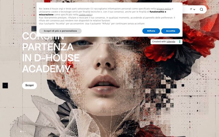 Screenshot of d-house.org