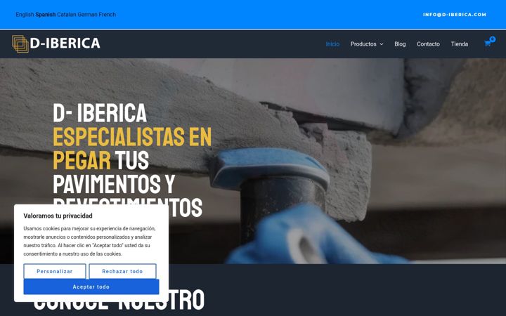 Screenshot of d-iberica.com