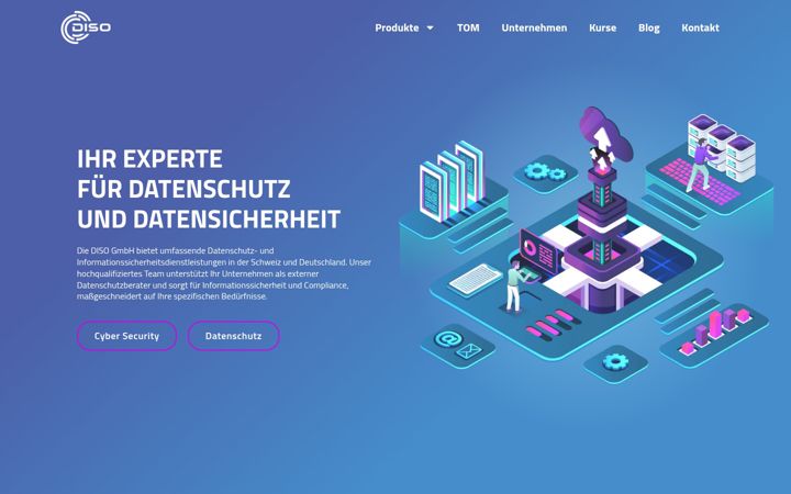 Screenshot of d-iso.com