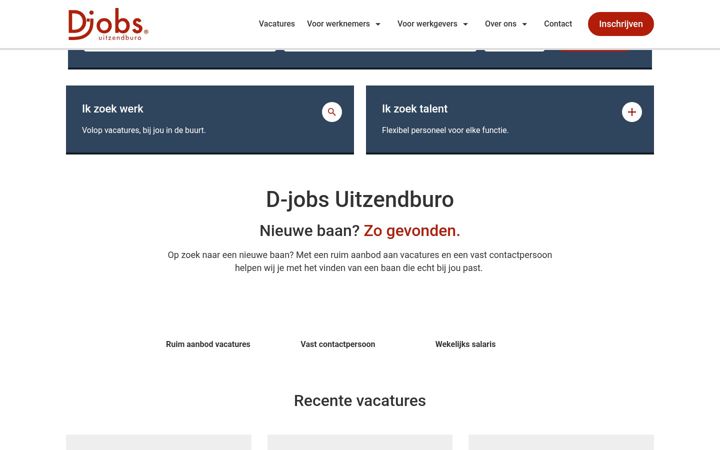 Screenshot του d-jobs.nl