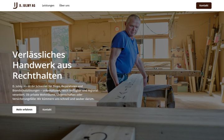 Screenshot of d-julmy.ch