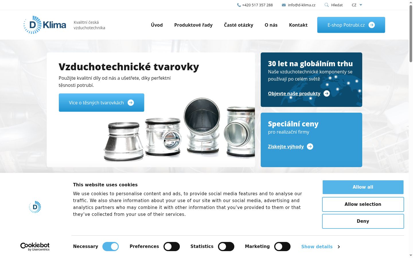 Screenshot van de toestemmingsbanner zoals getoond vóór enige interactie