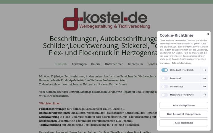 Screenshot of d-kostel.de