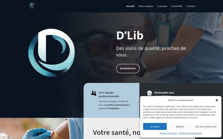 Screenshot of d-lib.fr
