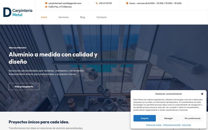 Screenshot of d-metal.es