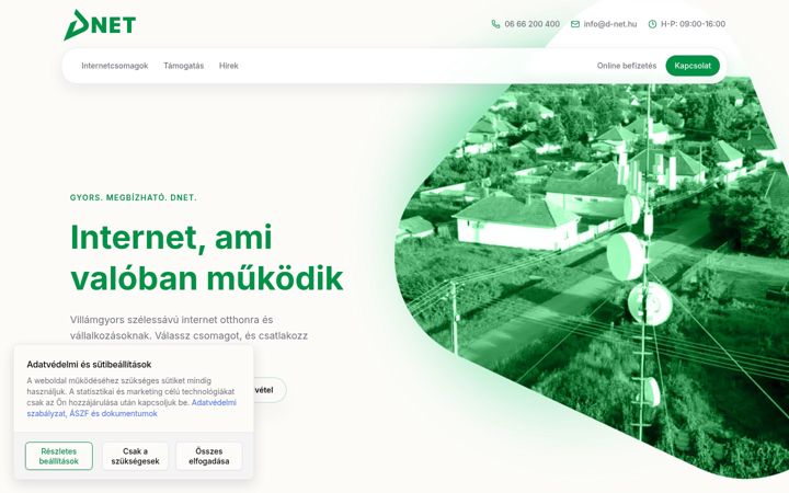 Screenshot of d-net.hu