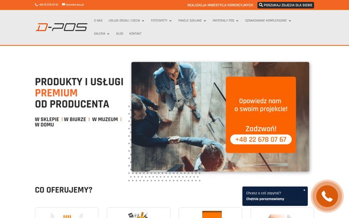 Snímek obrazovky d-pos.pl