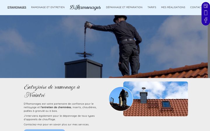 Screenshot of d-ramonages.fr