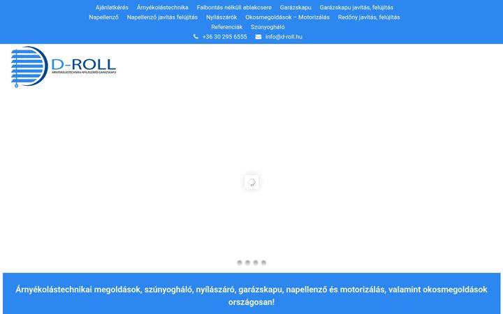 Screenshot von d-roll.hu