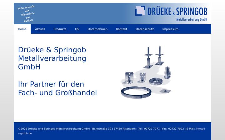 Screenshot of d-s-gmbh.eu