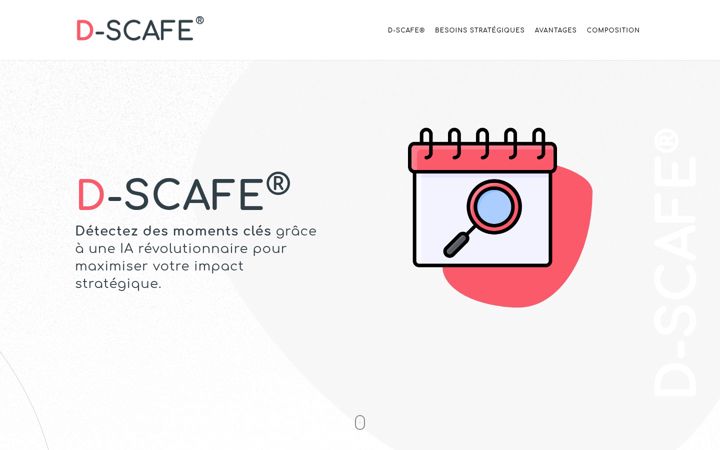 Екранна снимка на d-scafe.be