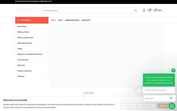 Zrzut ekranu d-shop.es