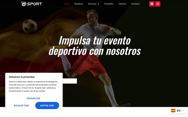 Screenshot of d-sport-merchandising.com