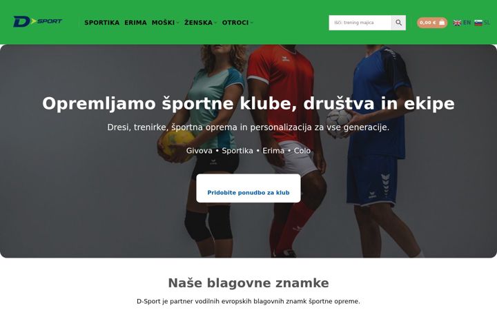 Screenshot di d-sport.si