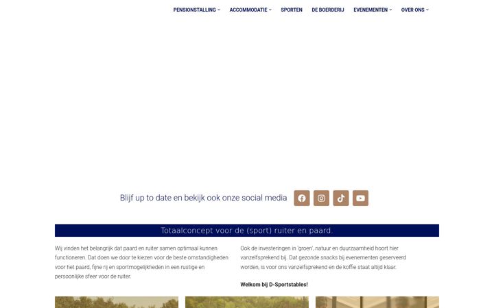 Screenshot of d-sportstables.nl