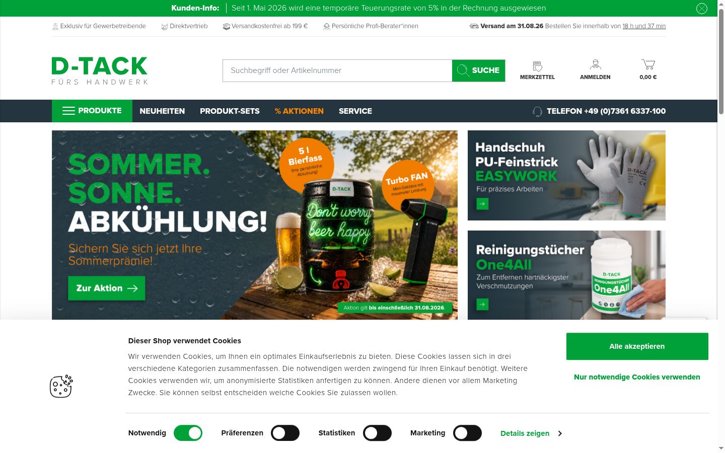 Sutikimo reklamjuostės, rodytos prieš bet kokią sąveiką, ekrano kopija