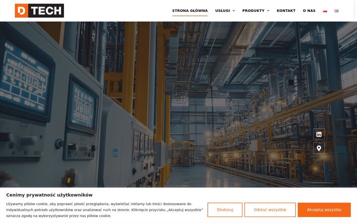 Skjermbilde av d-tech.com.pl