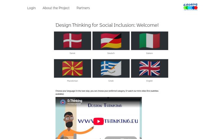 Screenshot of d-thinking.eu