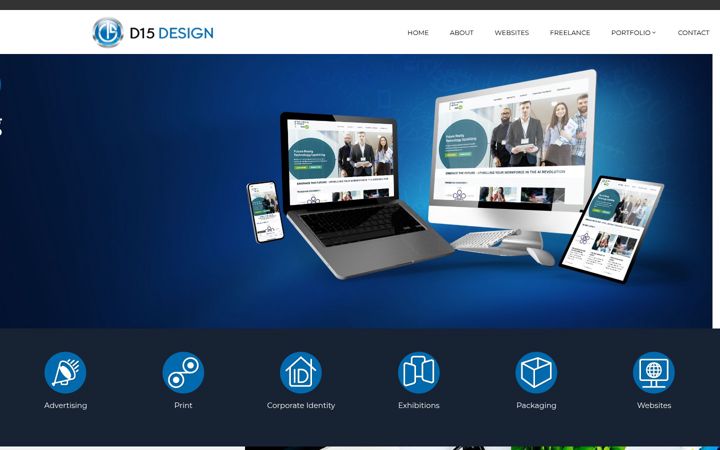 Screenshot of d15design.com