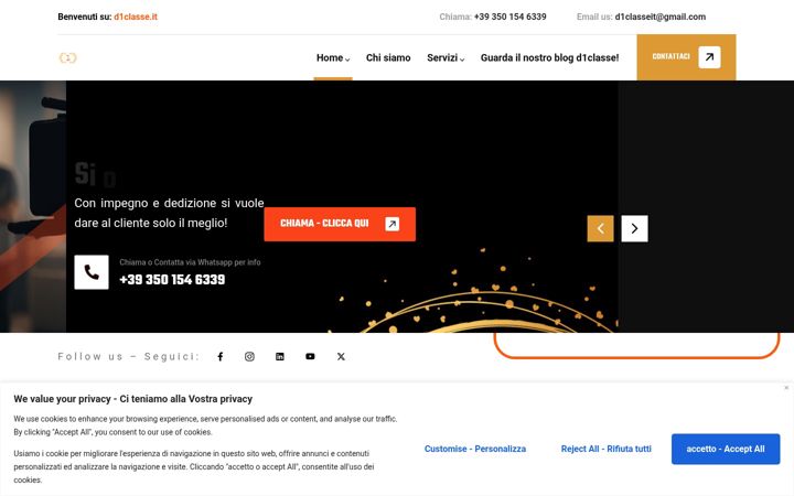 Screenshot of d1classe.it