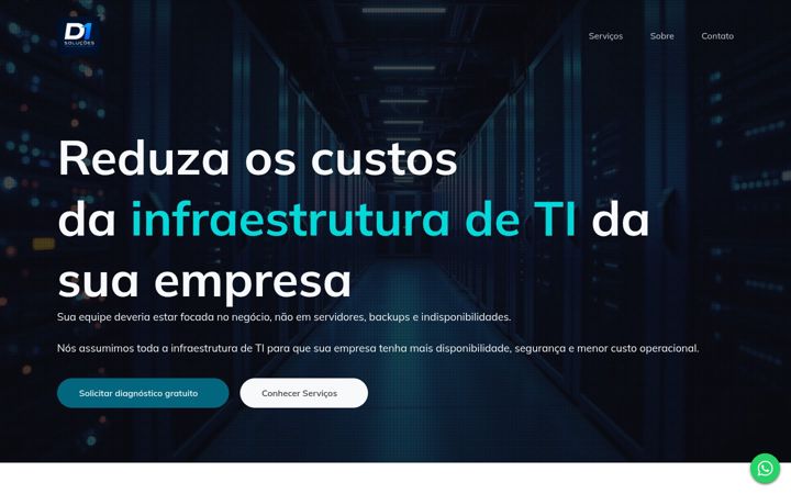 Screenshot van d1solucoes.com.br