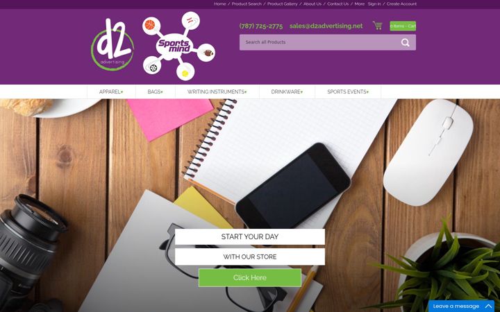 Zrzut ekranu d2advertising.net