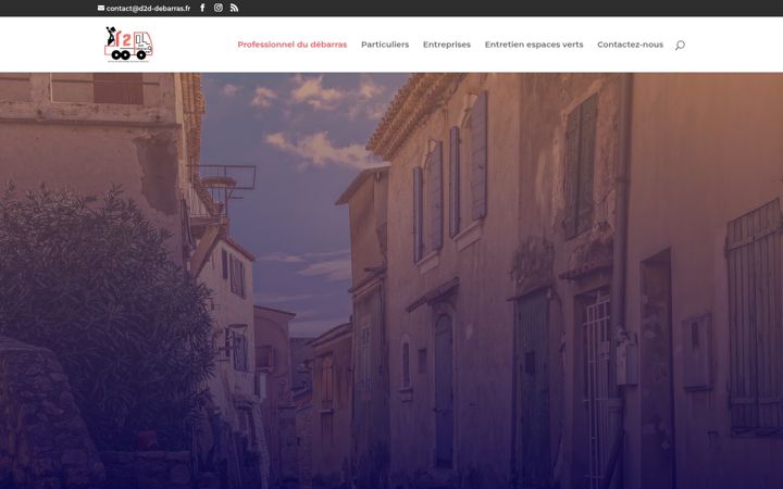 Screenshot of d2d-debarras.fr