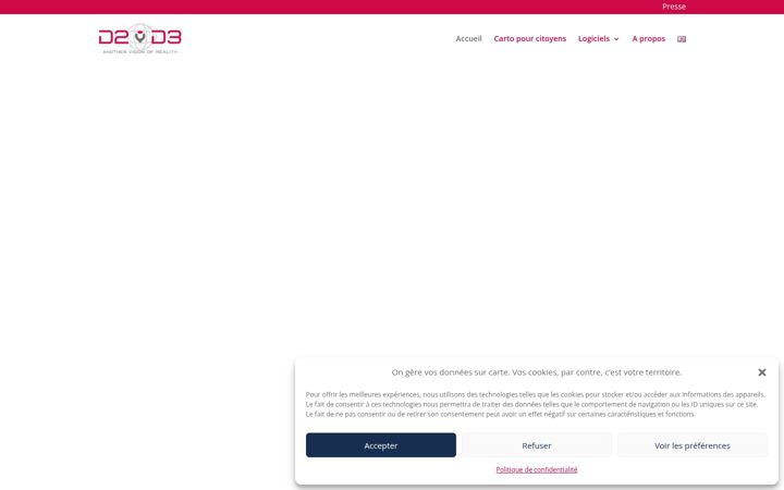 Screenshot of d2d3.com