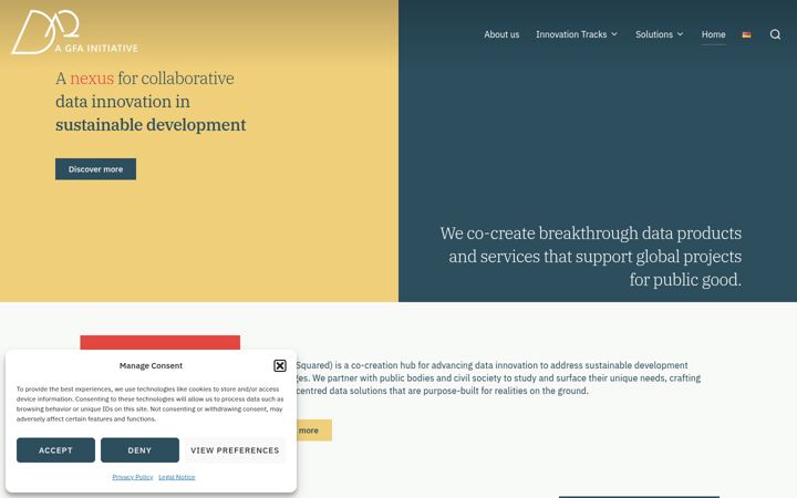Screenshot of d2innovate.eu