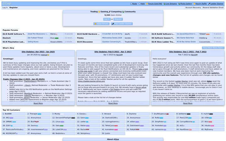Screenshot di d2jsp.org