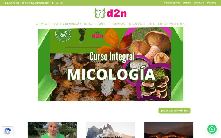 Screenshot of d2naturaleza.com