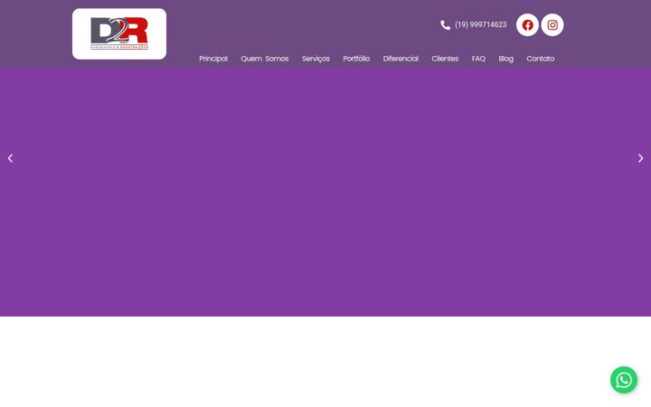 Screenshot van d2rengenharia.com.br