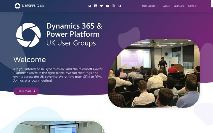 Screenshot of d365ppug.com