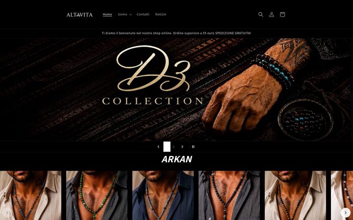 Snímek obrazovky d3collection.it
