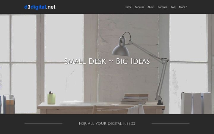 Screenshot of d3digital.net