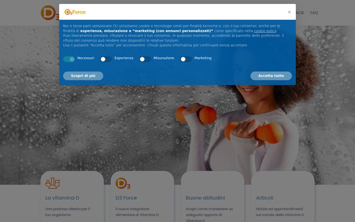 Screenshot of d3force.it