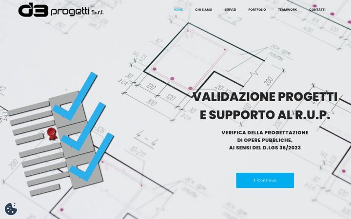 Screenshot of d3progetti.it