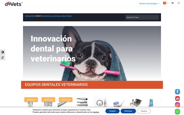Screenshot of d4vets.com