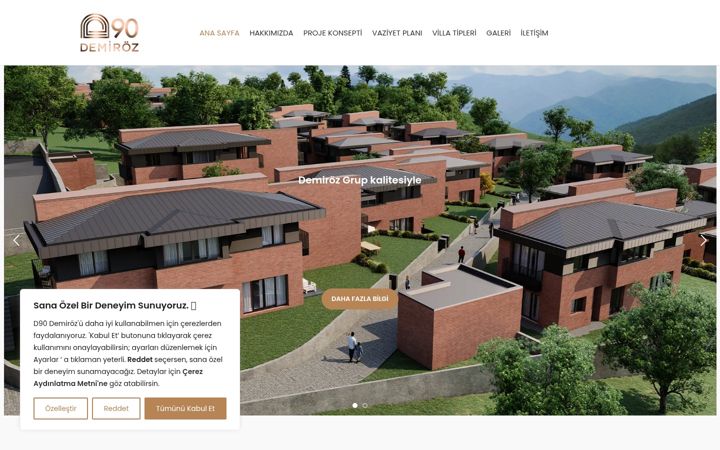 Screenshot of d90demiroz.com