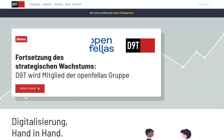 Screenshot of d9tcloud.de