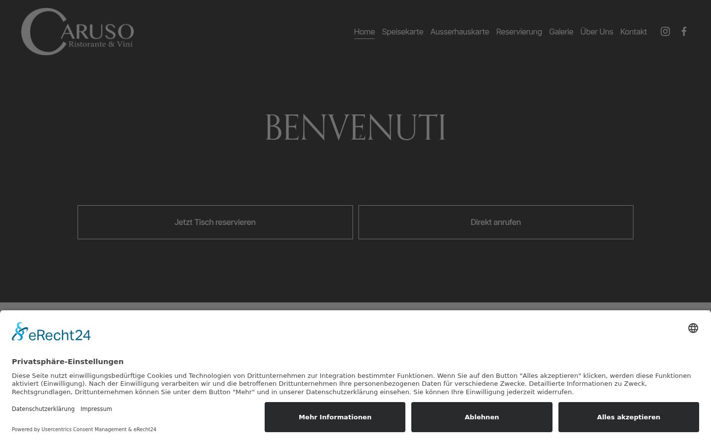 Captură de ecran a bannerului de consimțământ afișat înainte de orice interacțiune